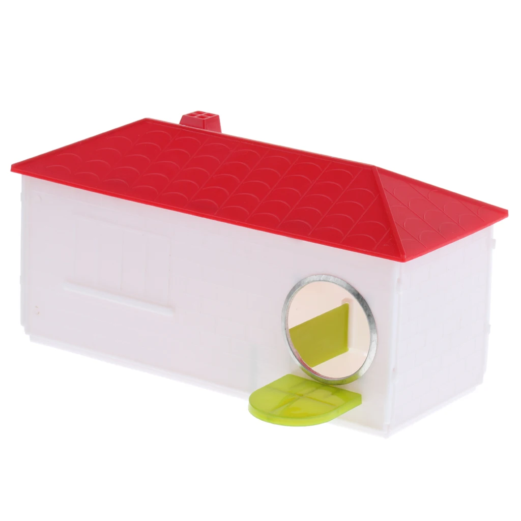 Маленькая пластиковая клетка для домашнего разведения гнездо птиц попугаев