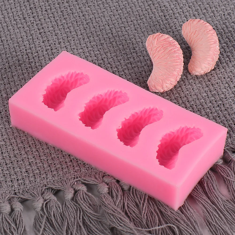 Выпечки королевы оранжевые формы 3D силиконовые помадные для украшения торта