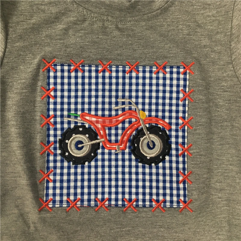 Puresun/Новый крутой комплект одежды для маленьких мальчиков с вышивкой в виде