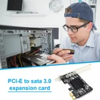 Адаптер SATA 3 PCI e с двумя портами SATA 3,0 на PCI Express, Контроллер Расширения SATA3.0 PCIe PCI-e SATA, контроллер