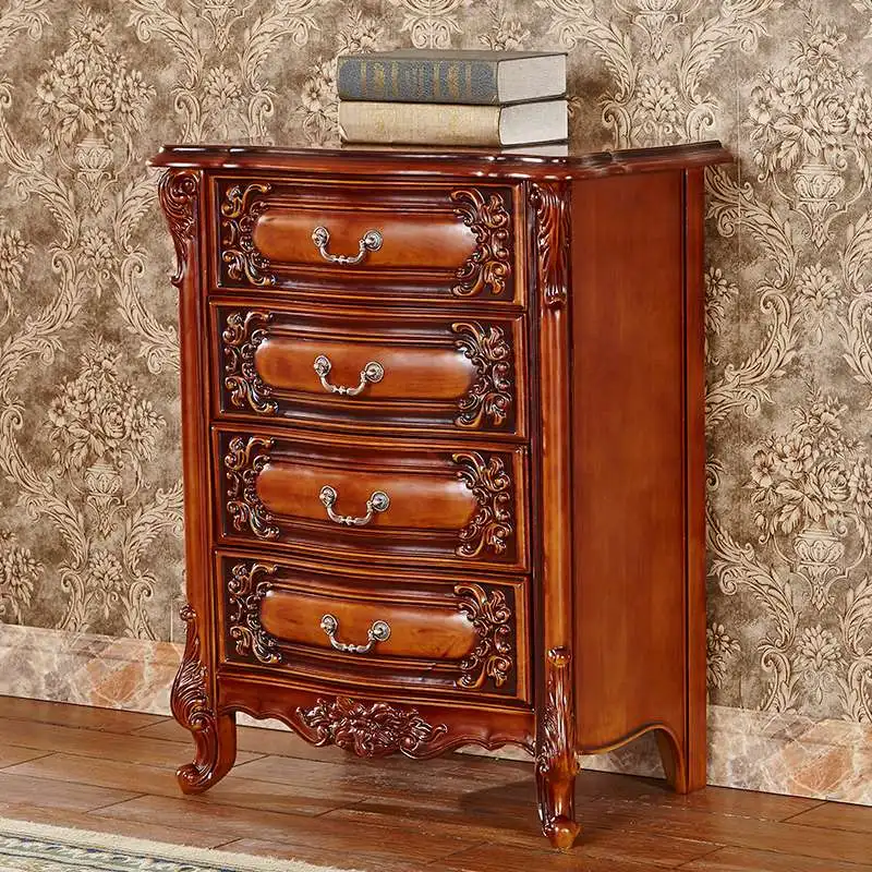 

Шкафчики для прихожей в европейском стиле из массива дерева, Шкафчики для прихожей, прием в древнем стиле, большой прикроватный столик в евр...