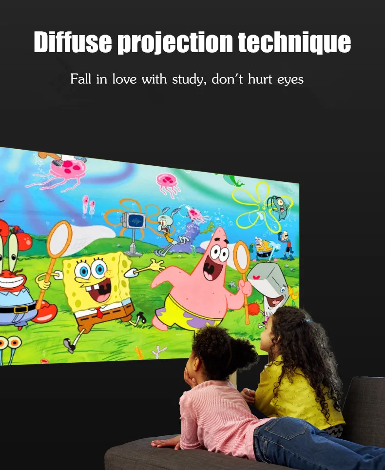 Интерактивный рукописный сенсорный IWB 1080p бизнес проектор образование DLP 4K проектор Мини проектор ТВ СВЕТОДИОДНЫЙ умный проектор подарок