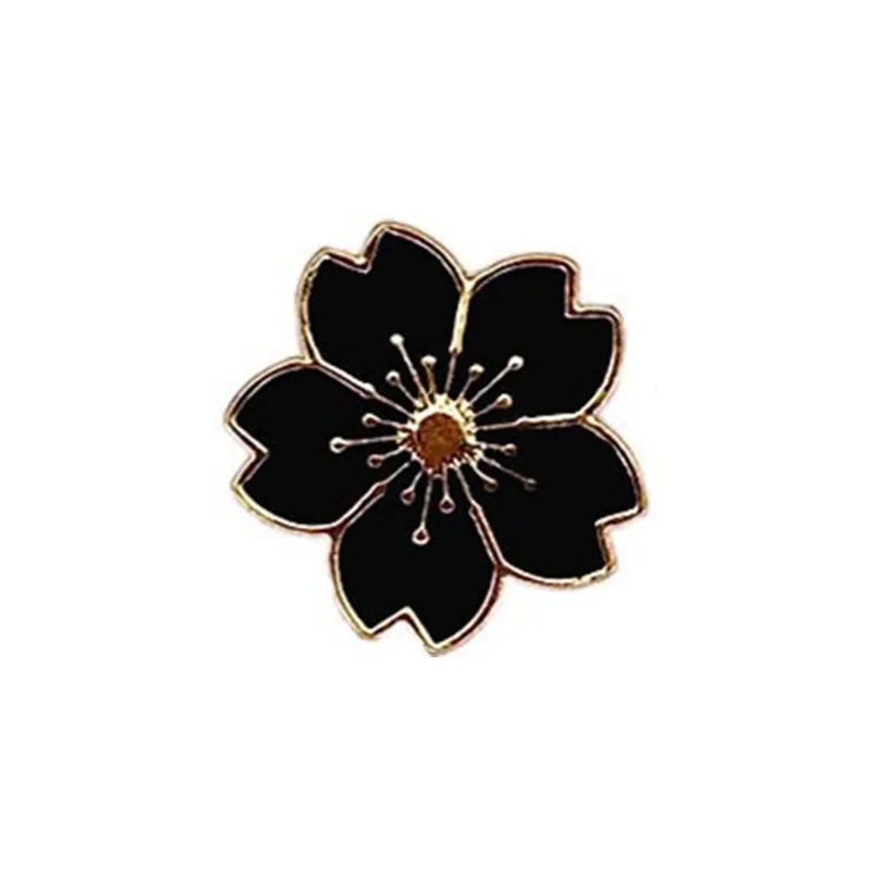 2019 популярная модная вишневая брошь с цветками запонки эмалированные булавки