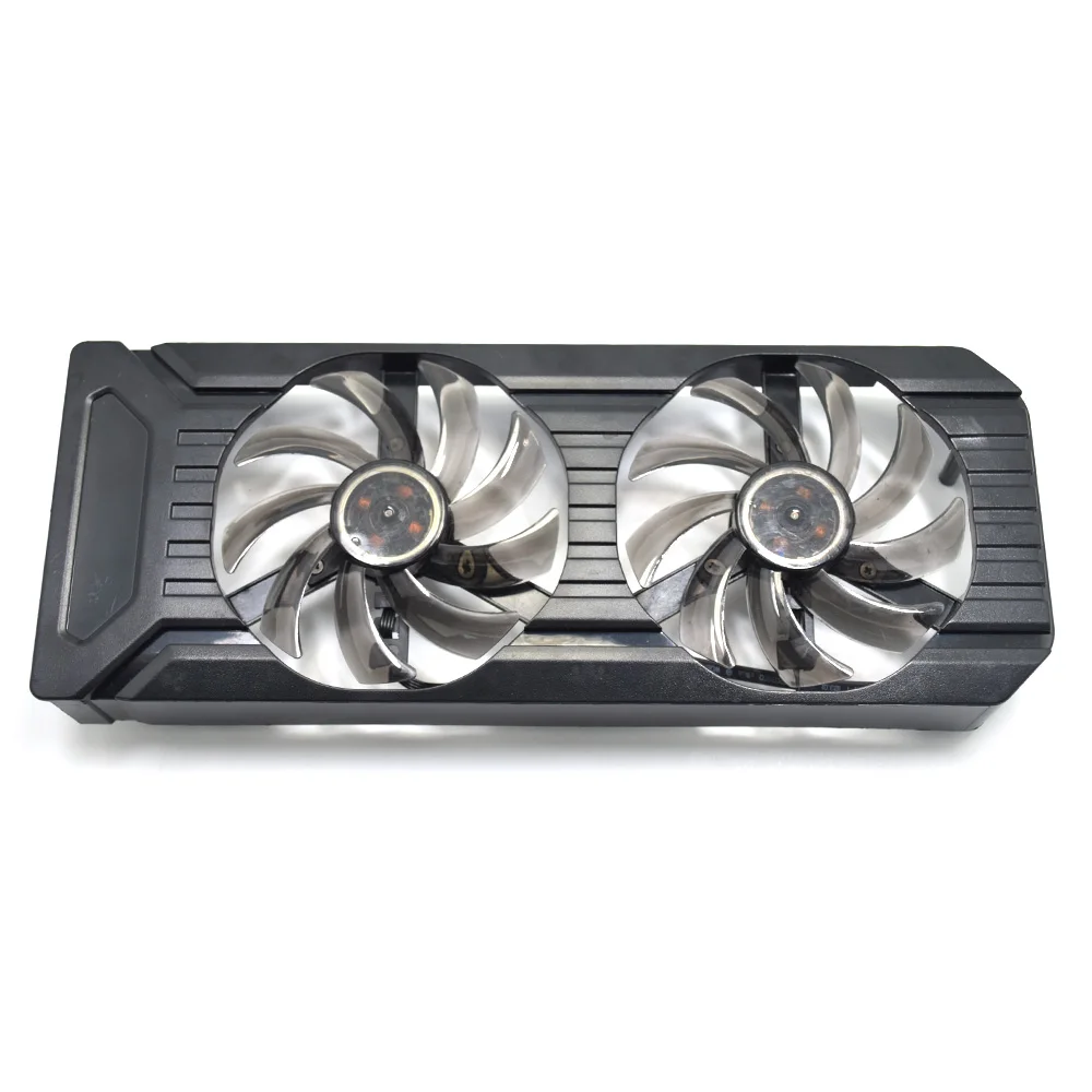 With Plastic Shell 85 мм Диаметр кулера вентилятор с пластиковой оболочкой для Palit Geforce GTX 1080 Dual OC GTX 1070 1070 TI Dual GTX 1060 Dual 3GB - Цвет лезвия: With Plastic Shell