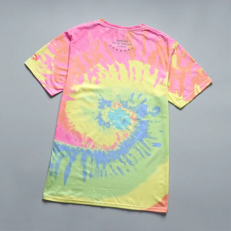 

6187-new cotton printed short-sleeved T-shirt men and women hip hop loose half sleeve