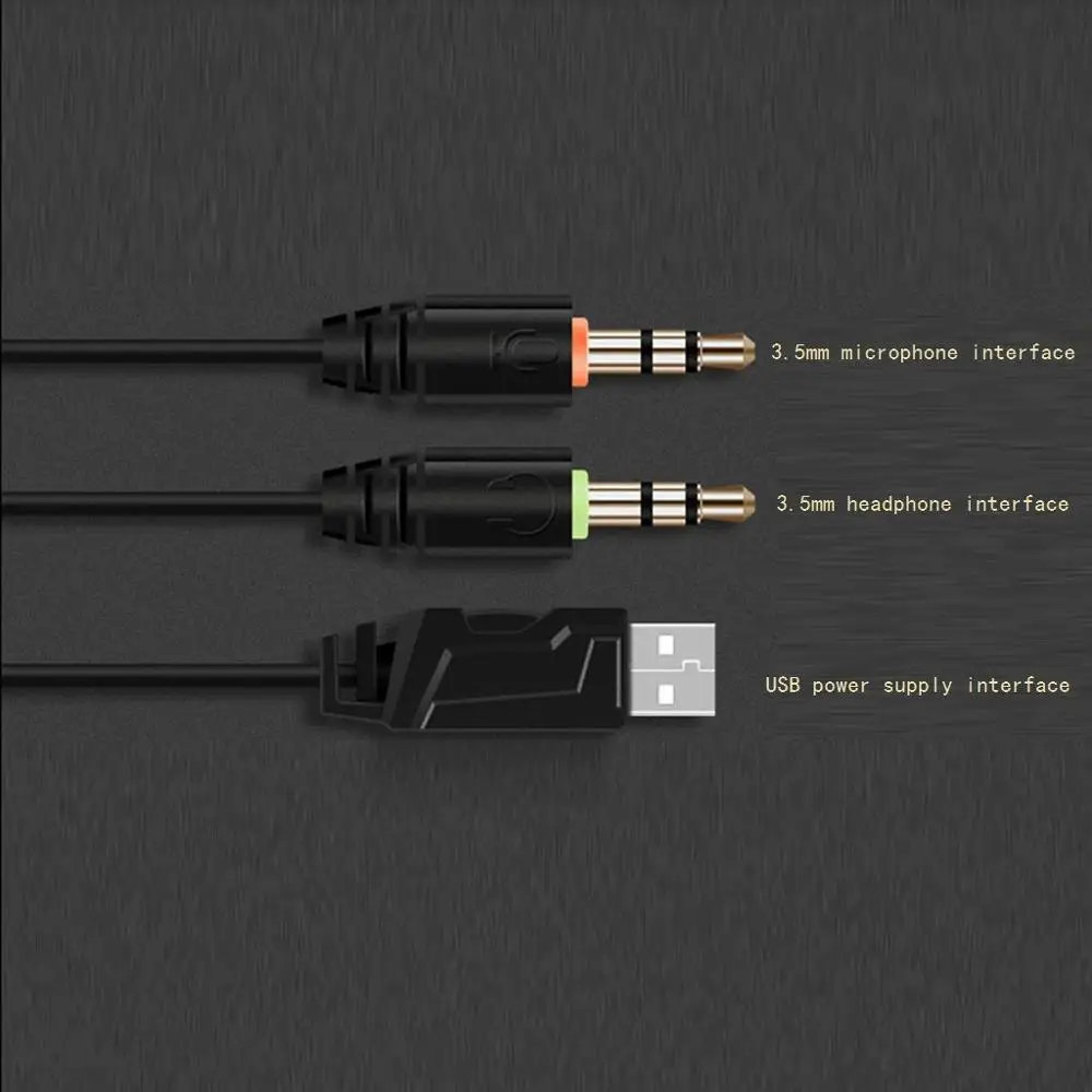 Проводные компьютерные наушники стереогарнитура Anc активное шумоподавление с USB