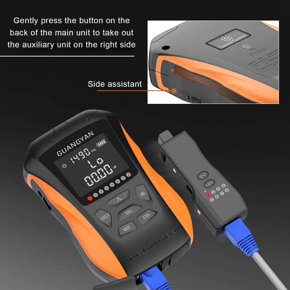 

New 6 in 1 optical power meter High precision Rechargeable G8 Visual Fault Locator Network Cable Test Line finder