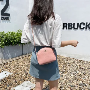 womens bag shell alligator small lady shoulder bag new korean style sling fashion round mini bag femal purse wholesale handbag free global shipping