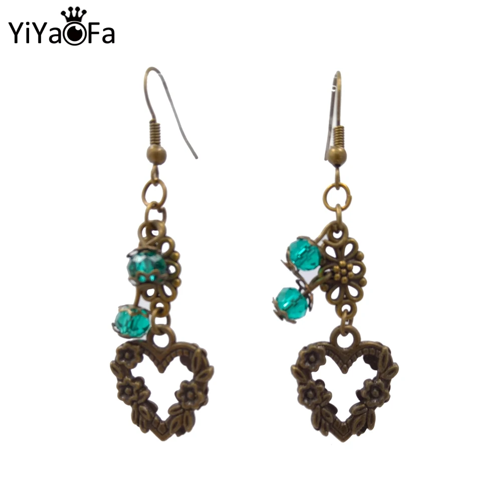 YiYaoFa элегантные длинные висячие серьги ручной работы с кисточками для женщин
