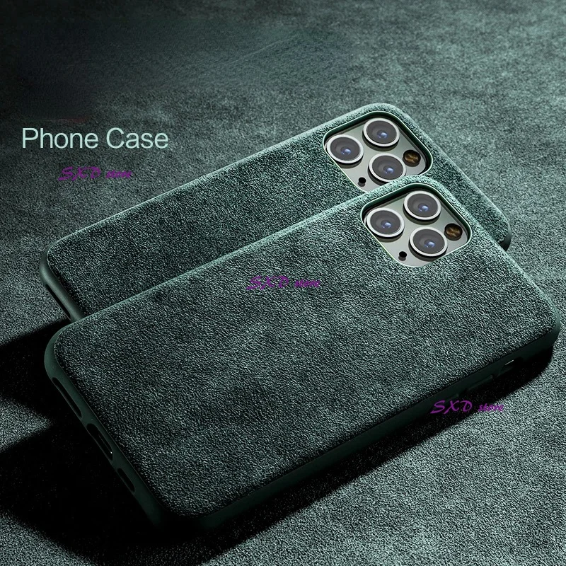 luxury suede leather phone case iphone 11 12 pro max leather cover magnetic case iphone 13pro x xr xs max protective fundas capa free global shipping