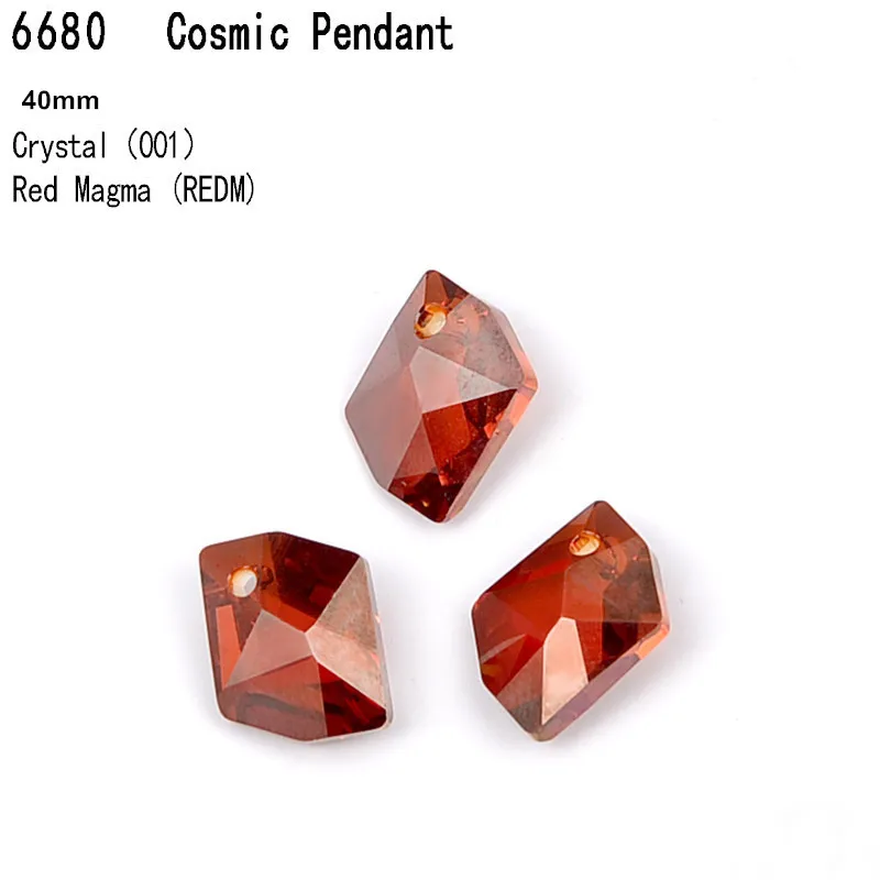 1 Piece 6680 Cosmic Pendant 40mm Crystal From Austria Loose Beads Rhinestone For DIY Jewelry Making 100% Original
