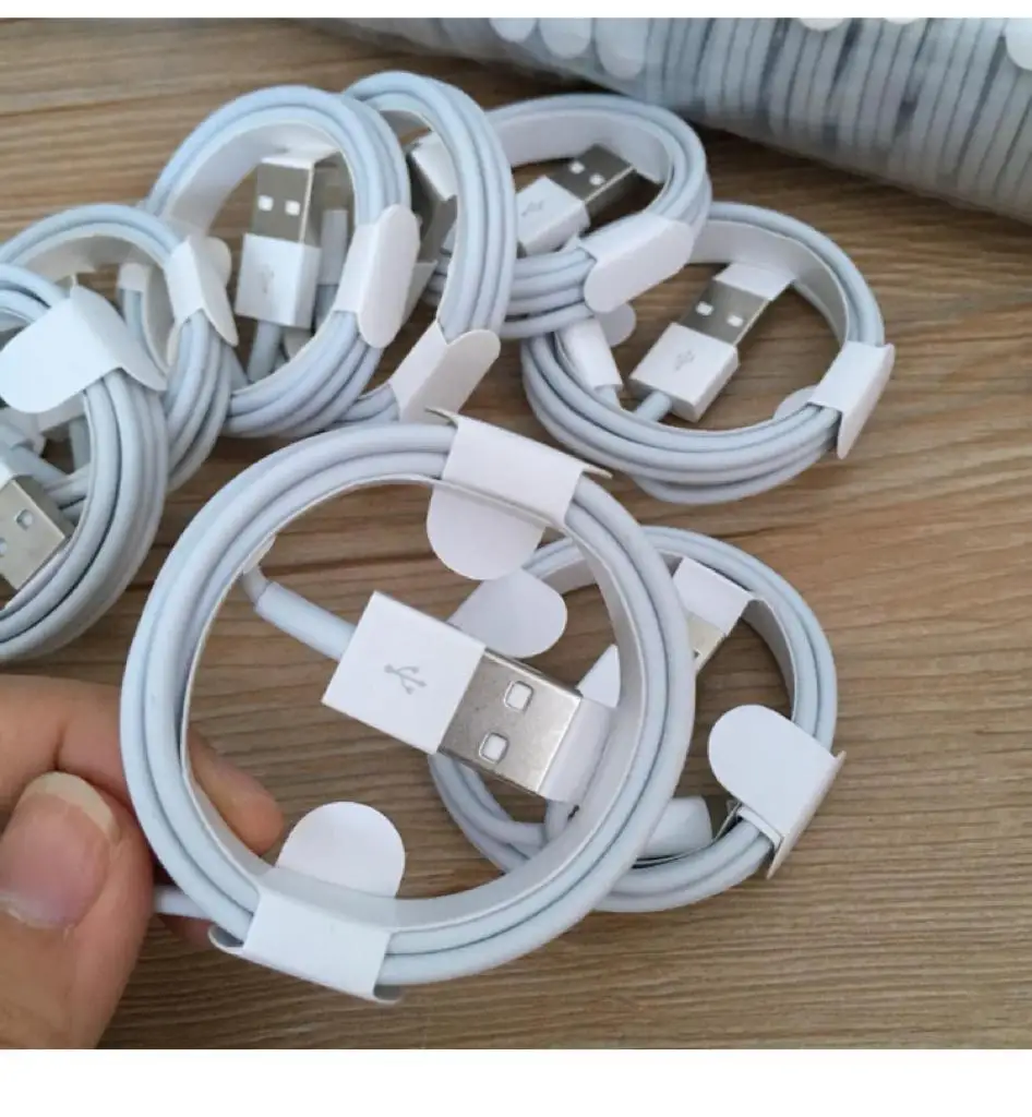 

200 шт. 1 м AAAA качественный 8-контактный USB-кабель для телефона 8 7 6 5 xs xr зарядный Шнур кабель