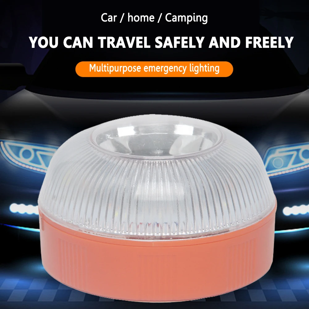 

Car Emergency Light V16 Flashlight Rechargeable LED Magnetic Induction Strobe Light Road Accident Safety Emergency Help Lamp New