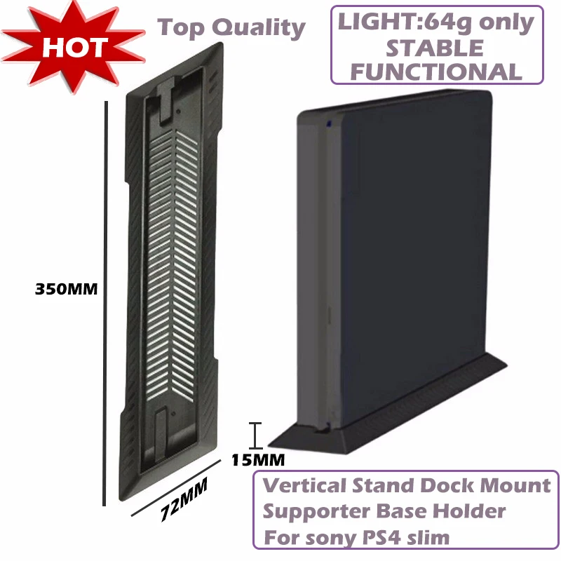 base support control for sony play station playstation ps 4 ps4 slim game console vertical stand accessories accesorios holder free global shipping