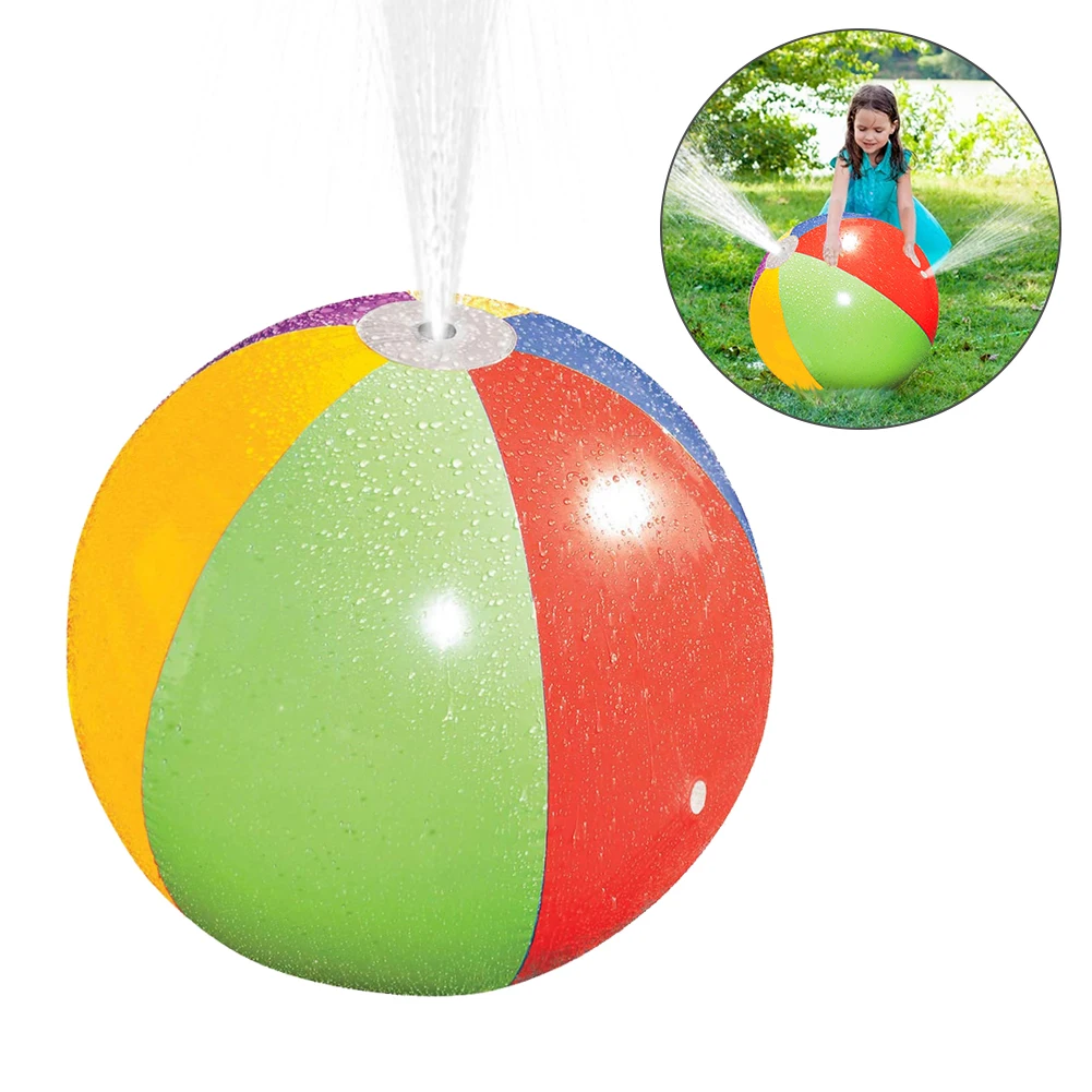 

Funny Inflatable Spray Water Ball Children's Summer Outdoor Swimming Beach Pool Play The Lawn Balls Playing Smash It Toys