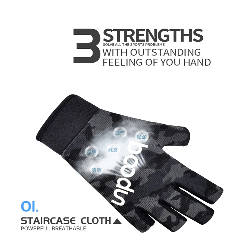 Велосипедные противоскользящие противоударные перчатки с открытыми пальцами