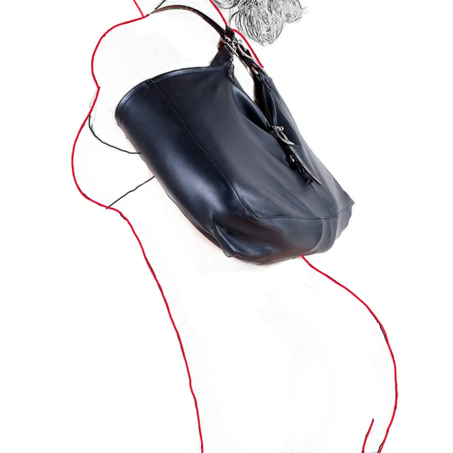 Кожаный бандаж для рук скрещенный мешок прямая куртка удерживающая повязка