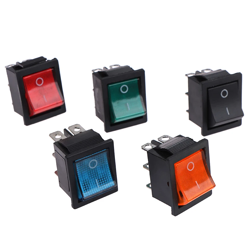 

Kcd4 Rocker Power Supply With Lamp 6 Pin 2 Gear Switch