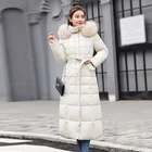2021 Новое поступление Модная тонкая женская зимняя куртка с хлопковой подкладкой теплая плотная Женская куртка длинные пальто парка женские куртки