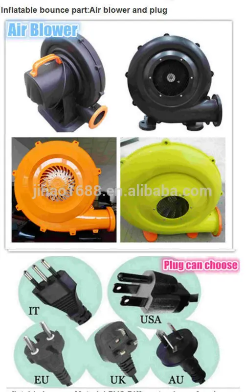 

high quality 220V 680w inflatable blower for inflatables
