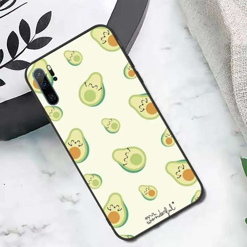 

Avocado fruit food cute Phone Case For Huawei honor Mate P 10 20 30 40 i 9 8 pro x Lite smart 2019 nova 5t