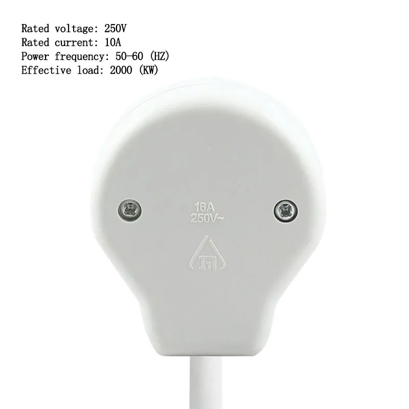 16A 250V Israel Plug Socket Power Extension Cord 3Pin Male to Female Adapter 0.5 1 1.5 2 3 5 10M Core*1.0MM Square | Электроника