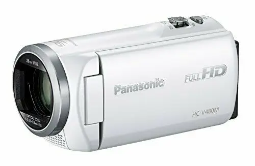 

Panasonic Hd Video Camera V480M 32Gb High Magnification 90-Fold Rhythm White