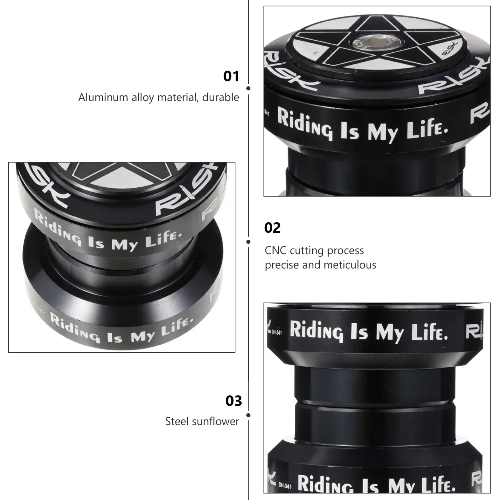 

1 Set Precision Bike Bearing Machining Aluminum Alloy Bike Headset Fork Bearings