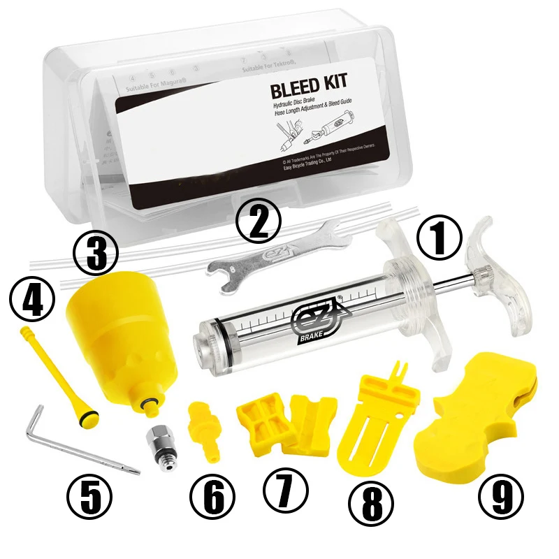 Набор гидравлических тормозных инструментов для велосипеда Shimano & TEKTR0 Magura MT Seires