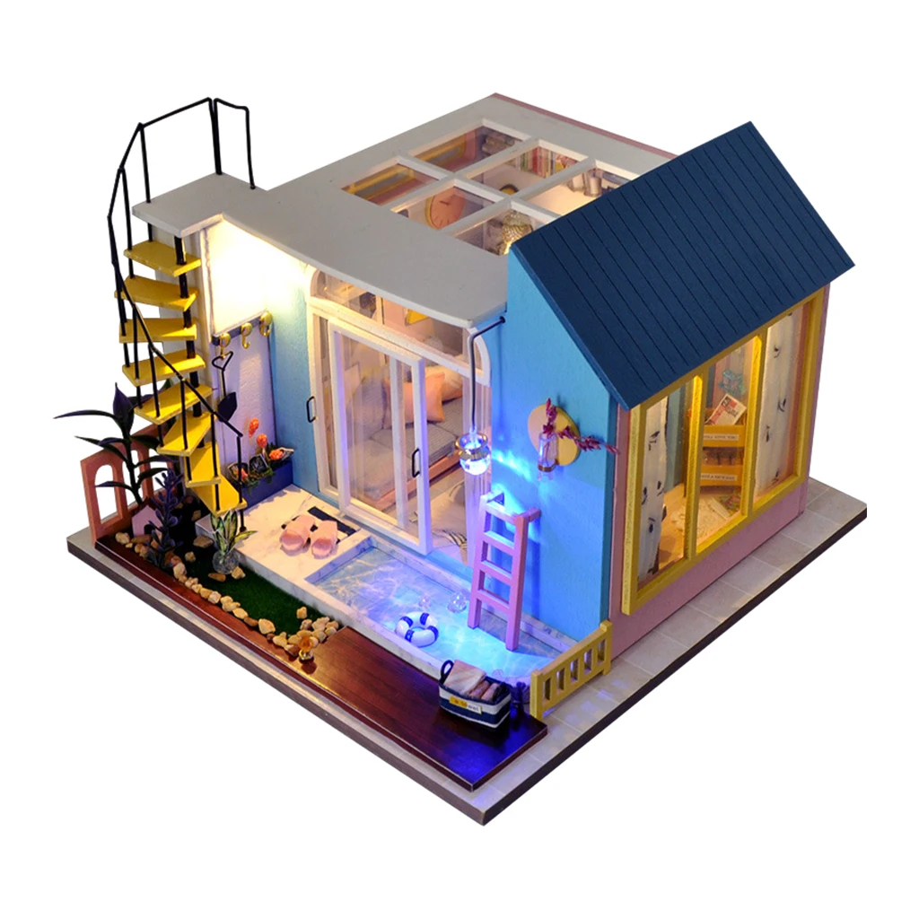 

Dollhouse Miniature with Furniture Miniature Dolls House Christmas Present