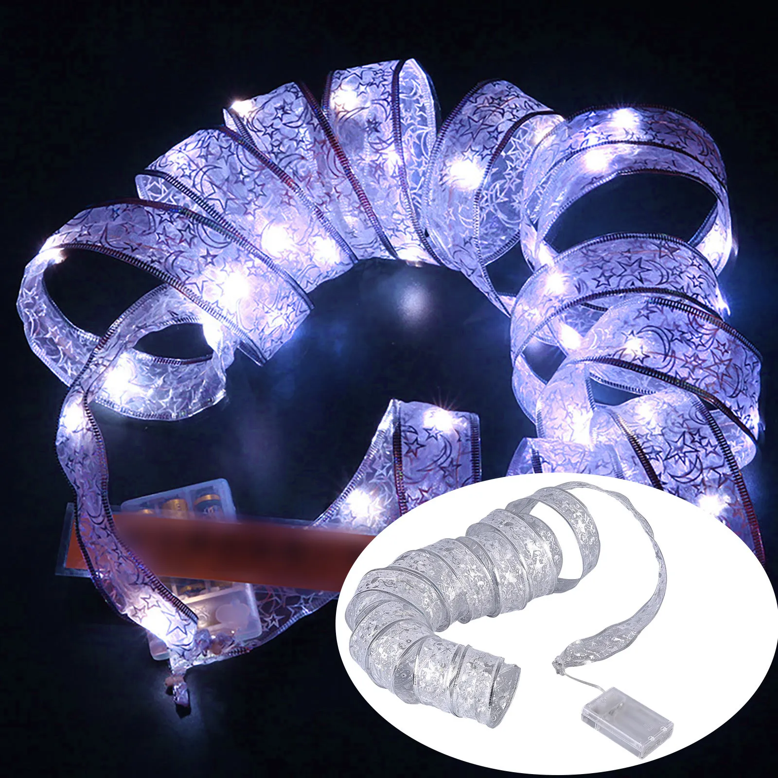 Светодиодная лента 13 футов 40 дюймов Рождественские огни гирлянда для