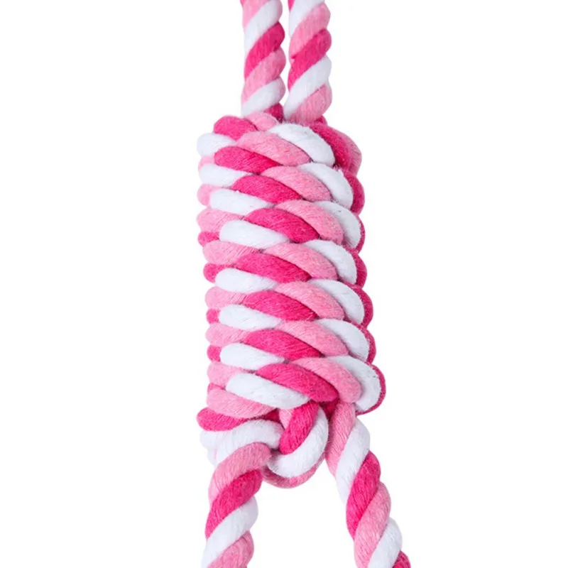 

Pets Dog Toys Bite Resistant Cotton Ball Stick Knot Rope Toy Interactive Puppy Chew Teeth Cleaning Toys For Dogs Cats Dropship .
