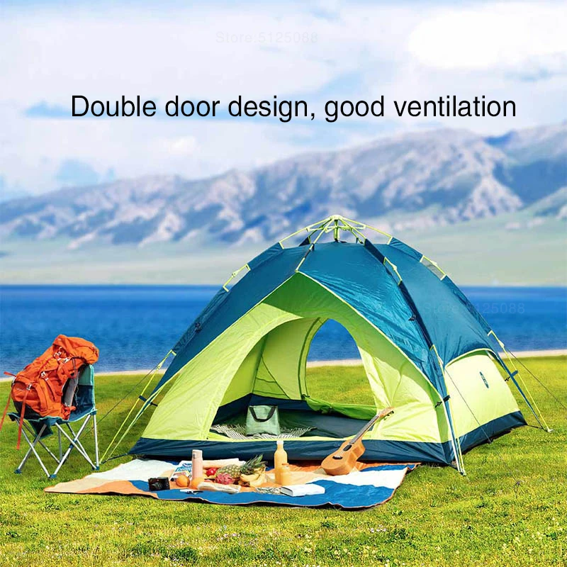 

Top Brand naturehike outdoor camping beach tourist automatic ultralight tent popup party fishing shelter 4 person family tent