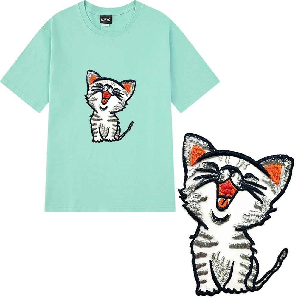 

large embroidery big cats patches for clothing DO-3257