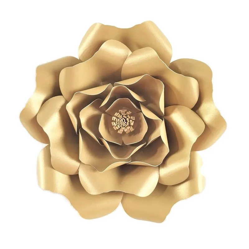 

2018 DIY Large Rose Giant Paper Flowers For Wedding Backdrops Decorations Paper Crafts Baby Nursery Birthday Video Tutorials