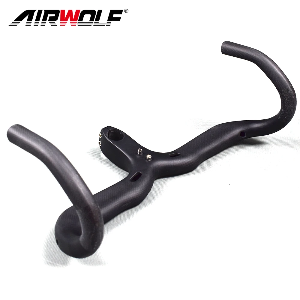 Аксессуары для велосипеда углеродный Интегрированный руль со стержнем