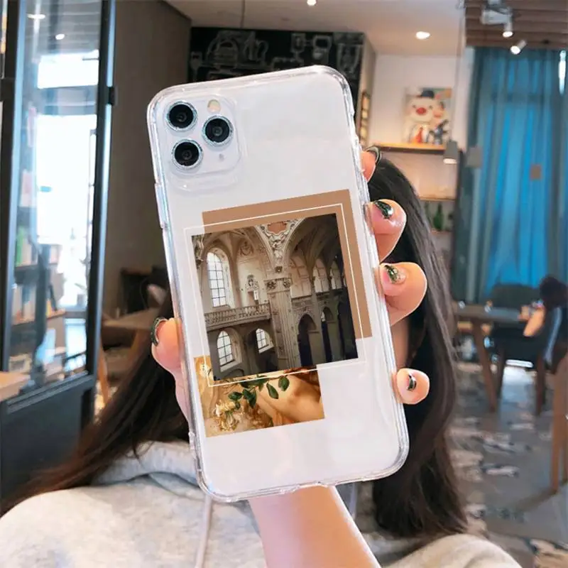 

fashion Collage beautiful Art sexy girl Phone Case Transparent for iPhone 6 7 8 11 12 s mini pro X XS XR MAX Plus se cover