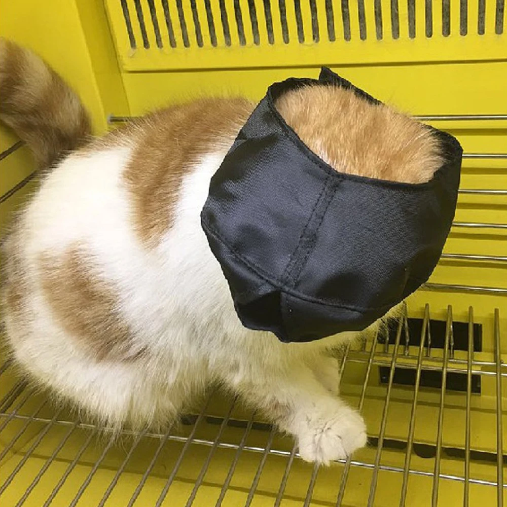 Домашнее животное кошка намордник для защиты нейлон маска котенок путешествий