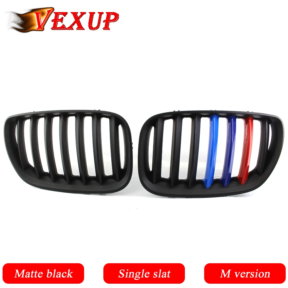 1 пара Передняя решетка решетки почек гриль замена для BMW X5 E53 2004-2006 Одноместный