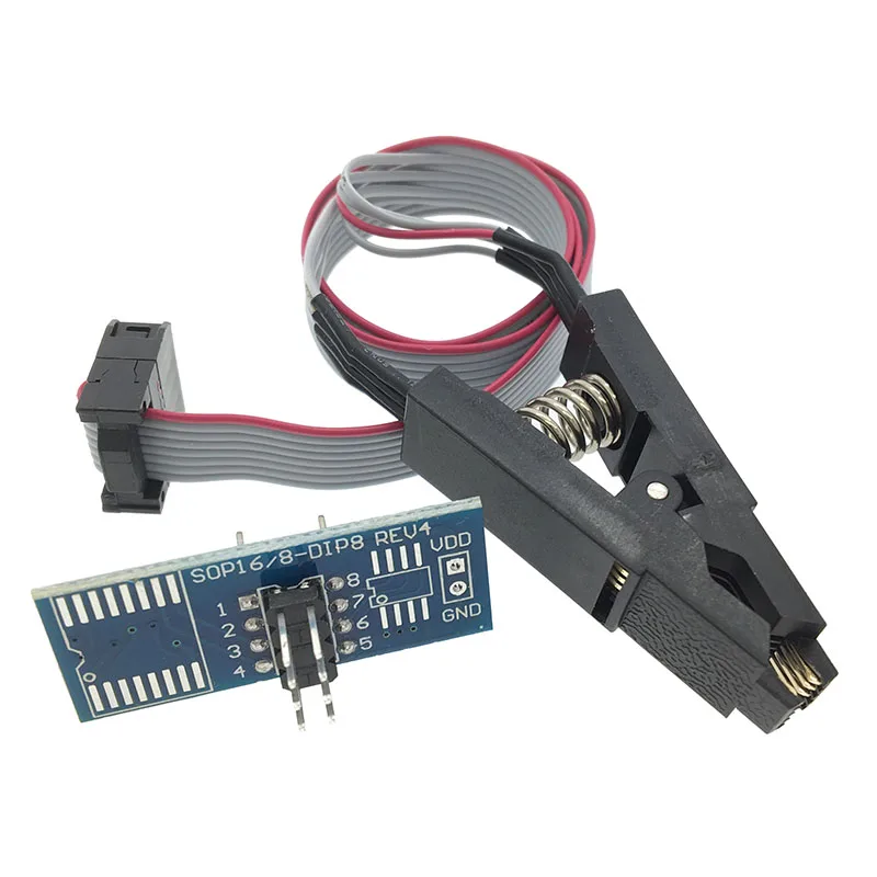 CH341 CH341A USB программатор с SOP8 SOP тестовый Зажим IC socket поддержка многих 24/25XX SPI флэш