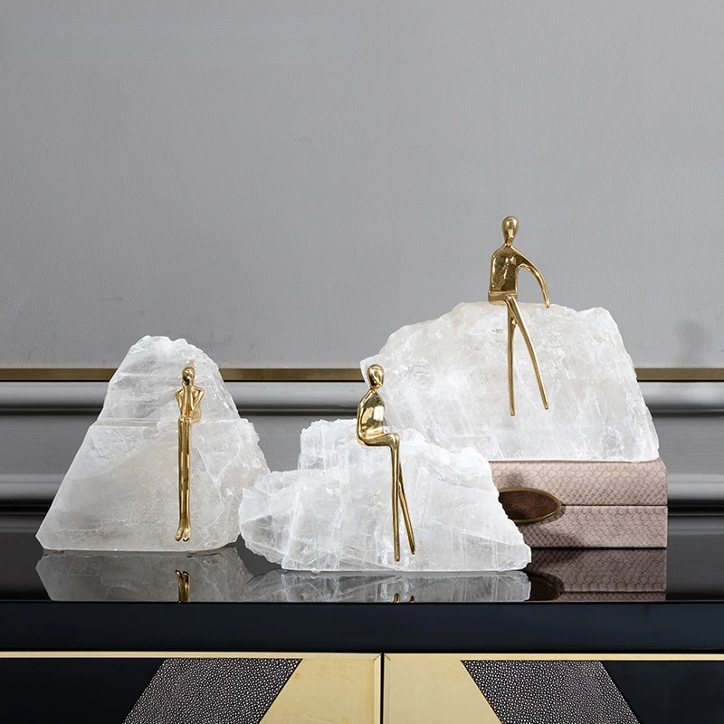 

Modern Creative Art Iceberg Figurine Resin Crafts Office Home Desktop Ornaments Handmade Craft Ornaments Interior Figurine