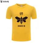 Метиламин логотип нарушение мет Гейзенберга пчелы для мужчин футболка футболки для мужчин, хлопковая футболка с коротким рукавом, уличная одежда, футболка