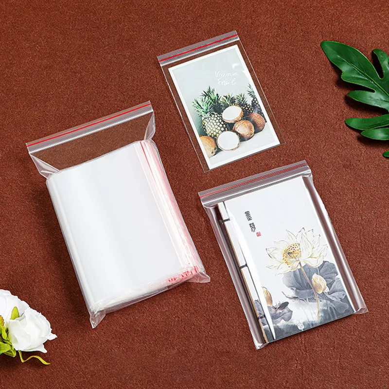 100 шт прозрачные маленькие пластиковые пакеты Ziplock ювелирные изделия подарочные