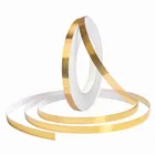 0,5*5000 см серебристый золотой черный клейкий пол плитка полоса стикер шва Водонепроницаемая настенная Уплотнительная Лента Медная фольга лента