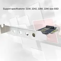 1 шт., адаптер для SSD-накопителя M.2 NVME NGFF SSD на PCIE 3,0