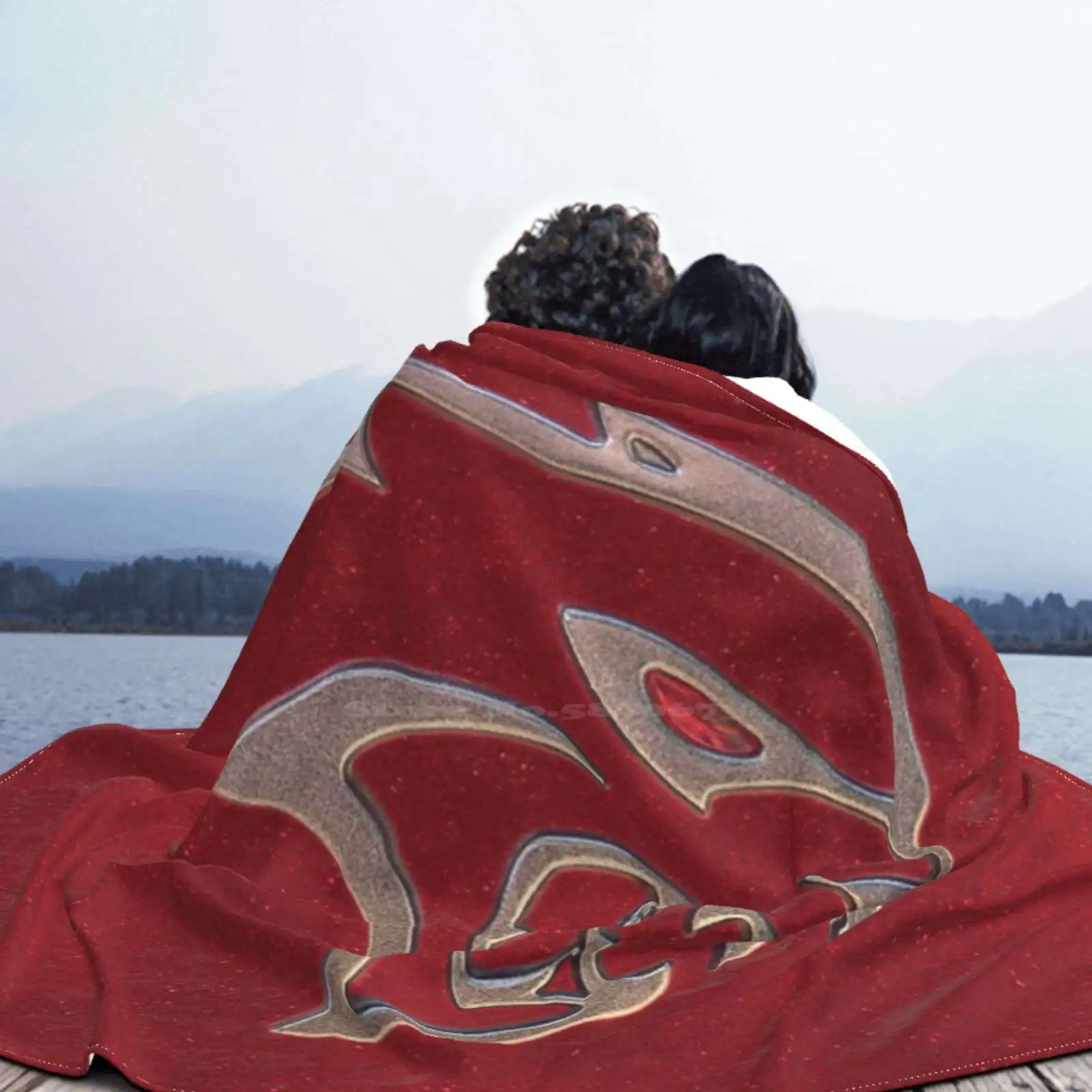 Одеяло воздушное мягкое теплое легкое Октановое красное | Дом и сад