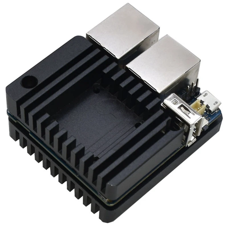 Для NanoPi R2S Mini Router RK3328 Dual Gbps Ethernet порт 32G флэш-память для чехол | Компьютеры и офис