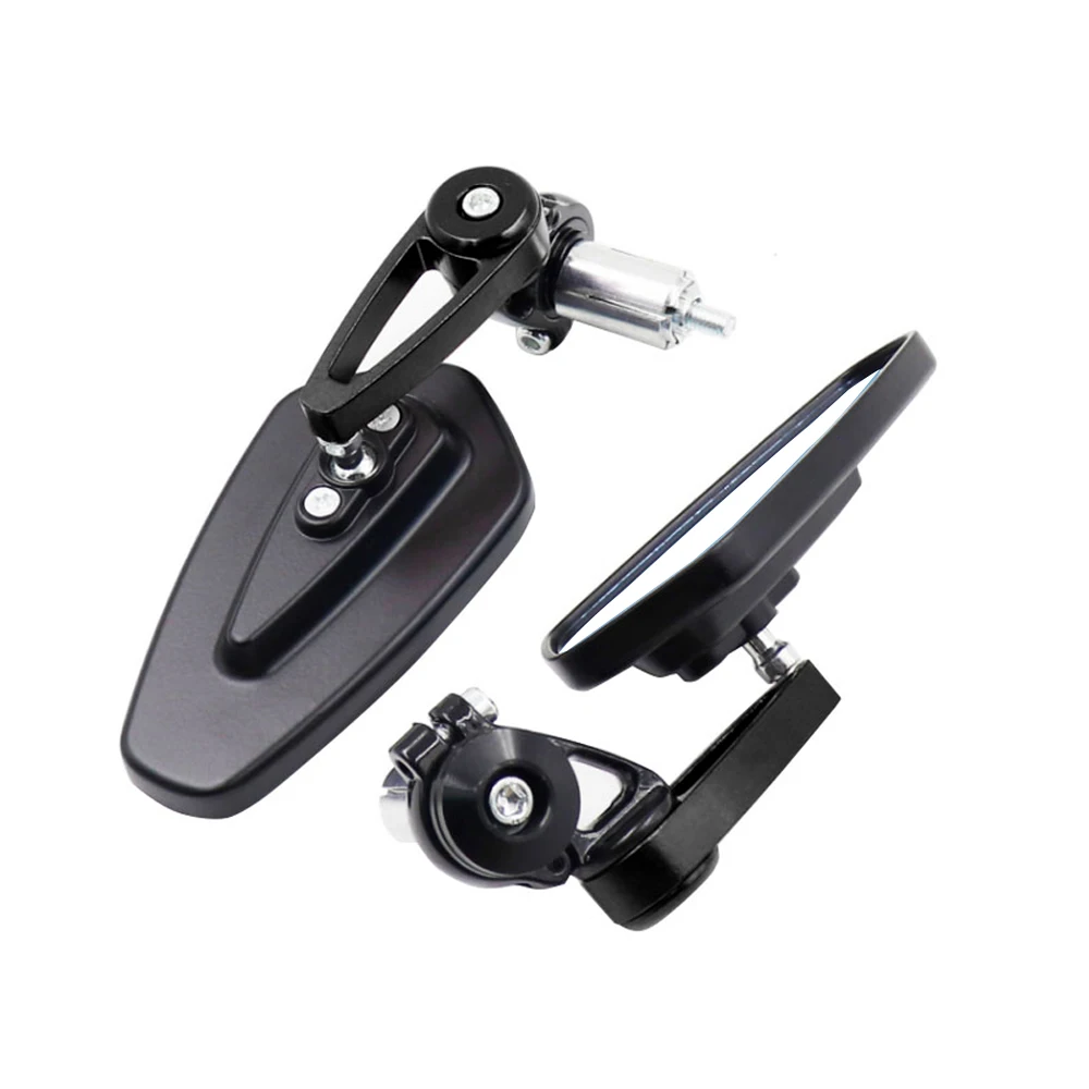 Универсальное мотоциклетное зеркало заднего вида 22 мм Cafe Racer для Kawasaki Z650 Ducati Monster