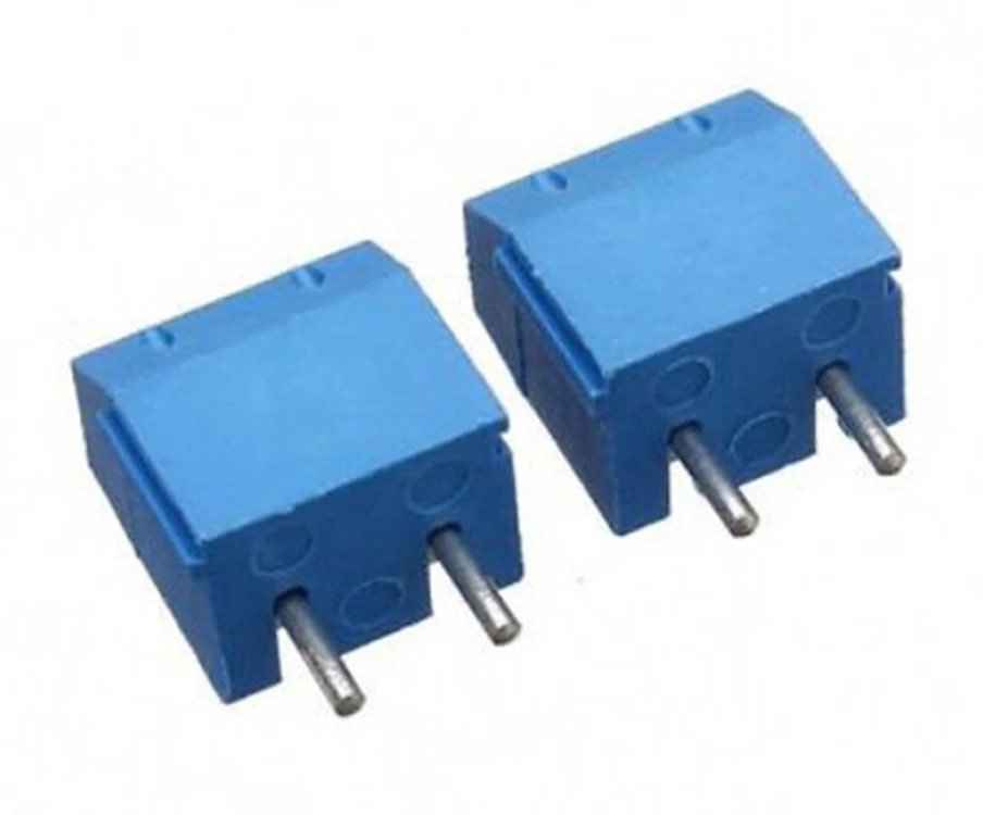 

10/20Pcs/lot KF301-2P 5.08mm Terminals Blue Screw Terminal Connector 2P Electrical Supplies Wholesale