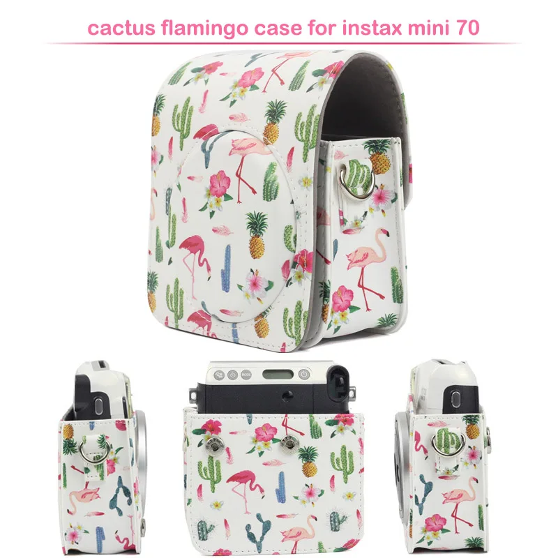 Geniune Fujifilm Instax Mini мгновенная цветная пленка с защитной из искусственной кожи чехол для камеры Сумка для Fuji Instax Mini 70 камера